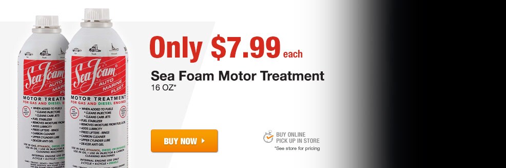 ONLY $7.99 - Sea Foam Motor Treatment - Buy Now