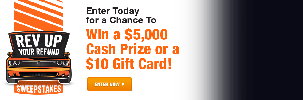 Enter for a chance to win $5000 cash or $10 gift card - Enter Now