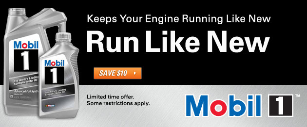 Mobil 1 - Keeps Your Engine Running Like New - Save $10