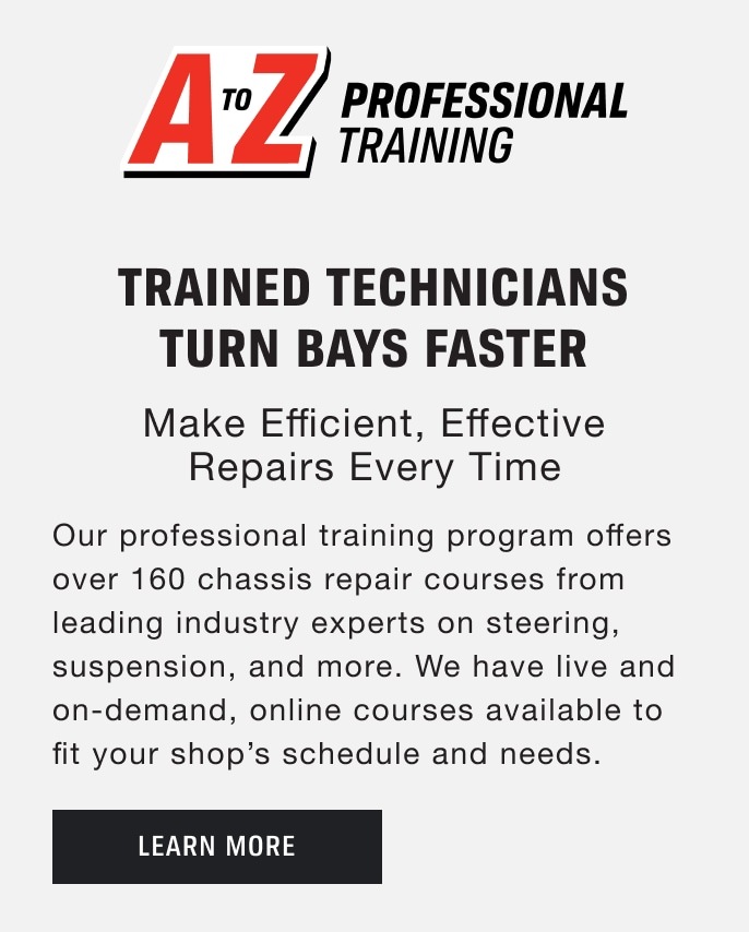 A to Z Training Banner