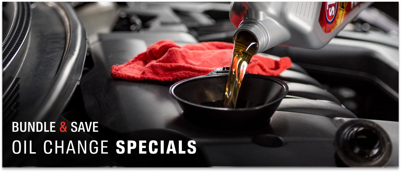 Bundle and Save. Oil Change Specials.