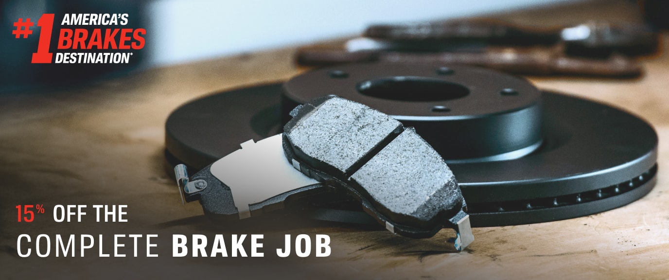 15% off the complete brake job