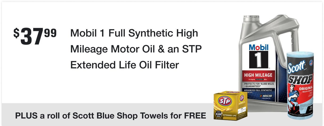 AutoZone Oil Change Specials Oil and Filter Deals