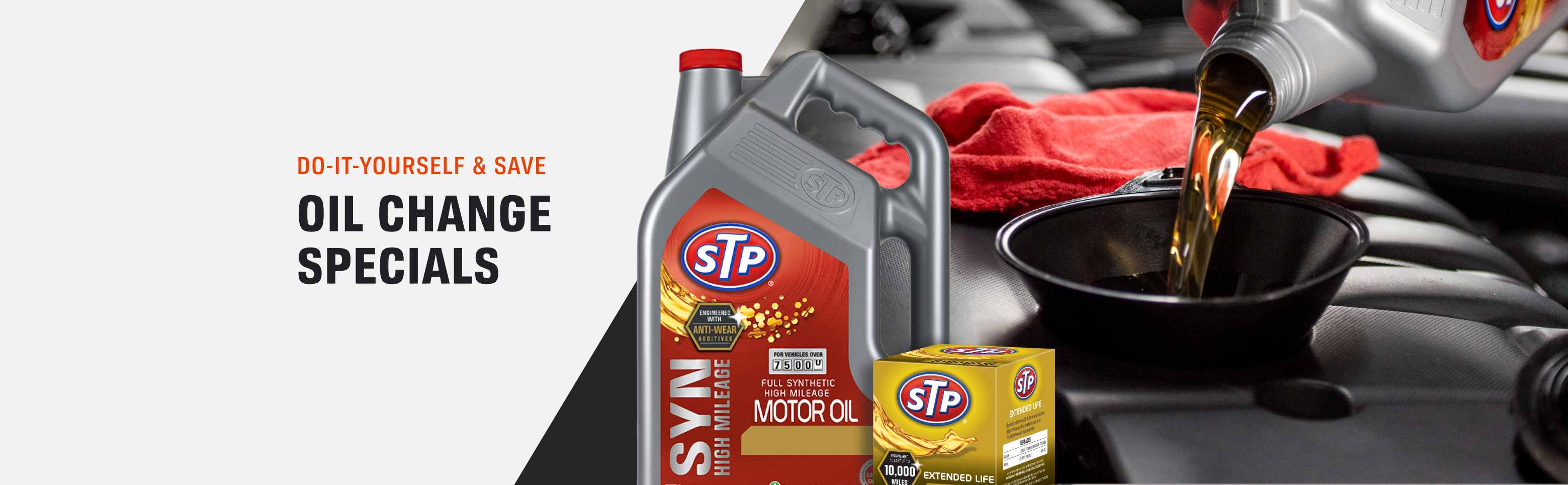 DO-IT-YOURSELF & SAVE. OIL CHANGE SPECIALS.