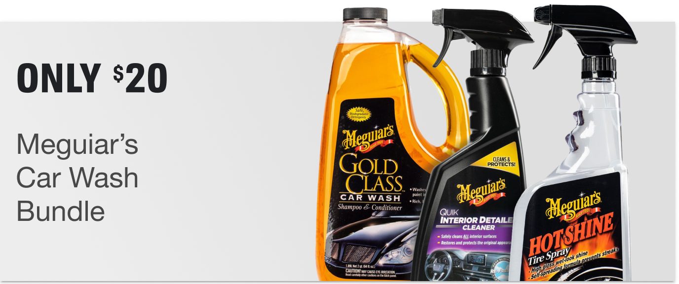 Only $20. Meguiar's Car Wash Bundle.
