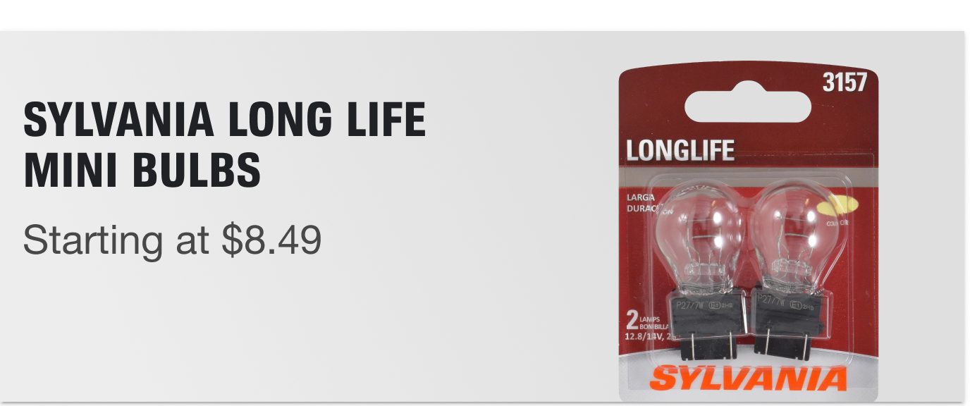 Sylvania Long Life Mini Bulbs starting at $8.49