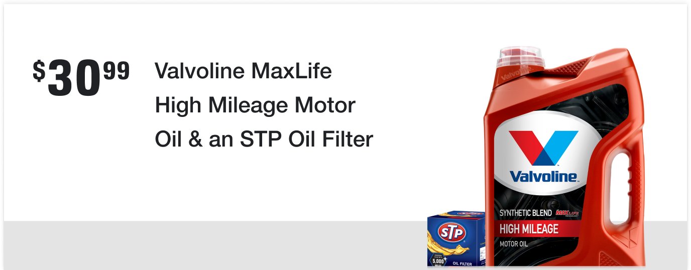 AutoZone Oil Change Specials Oil and Filter Deals