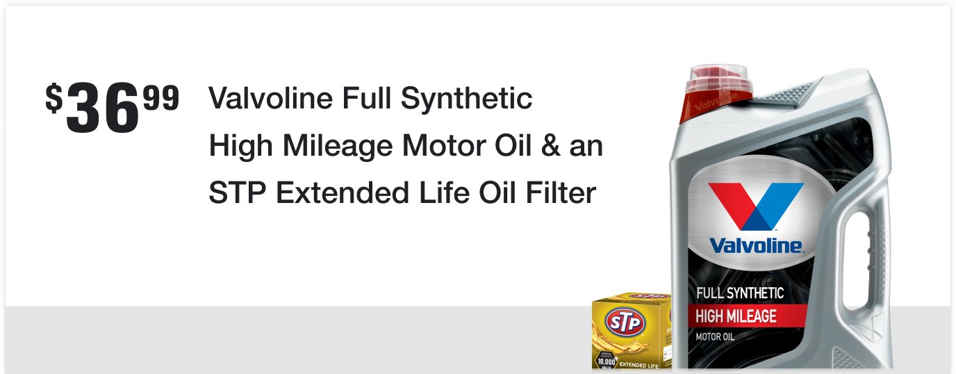AutoZone Oil Change Specials Oil and Filter Deals
