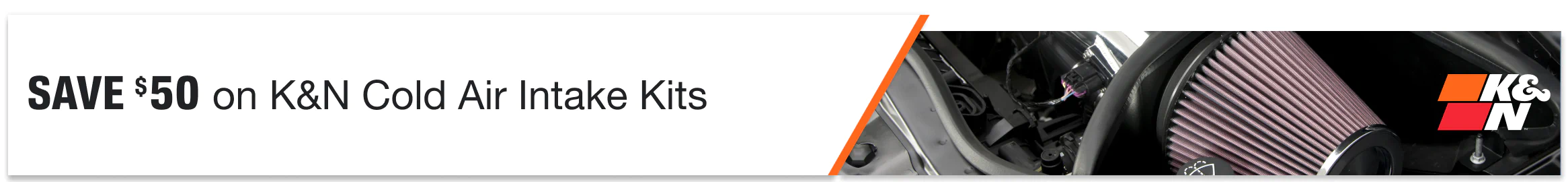 Save $50 on K&N Cold Air Intake Kits