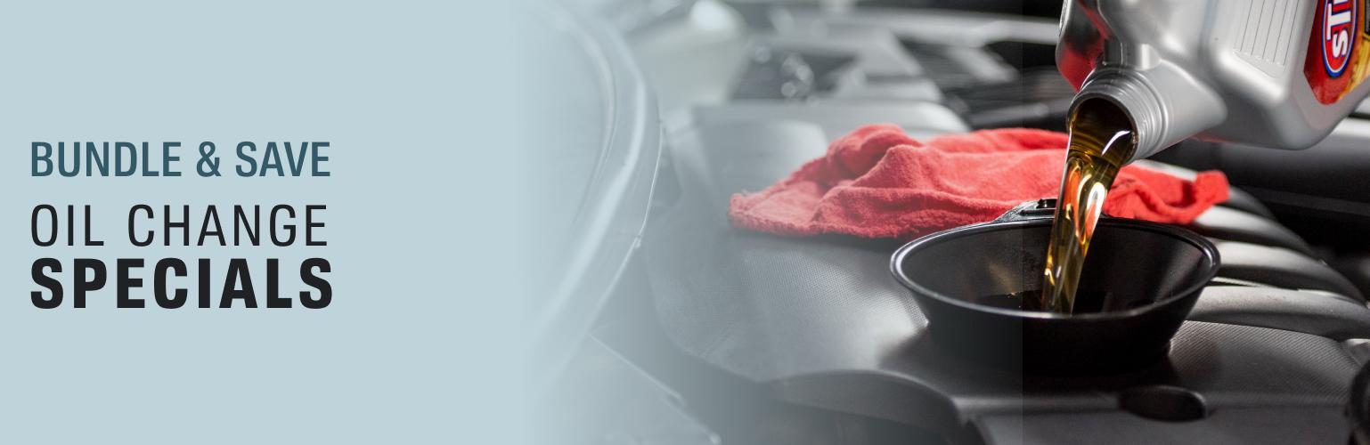 Bundle and Save Oil Change Specials