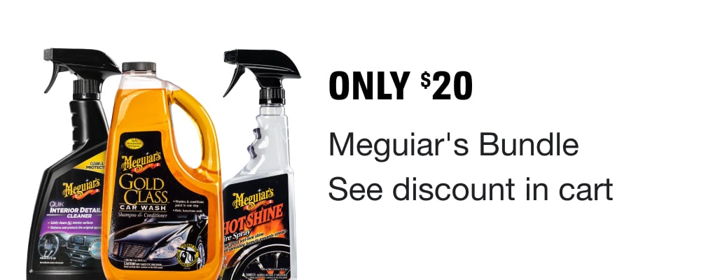 Only $20 Meguiar's Bundle. See discount in cart.