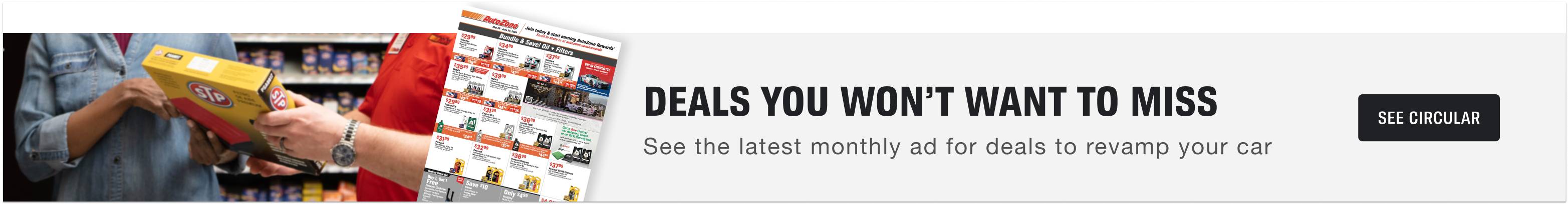 Deals and Savings - AutoZone