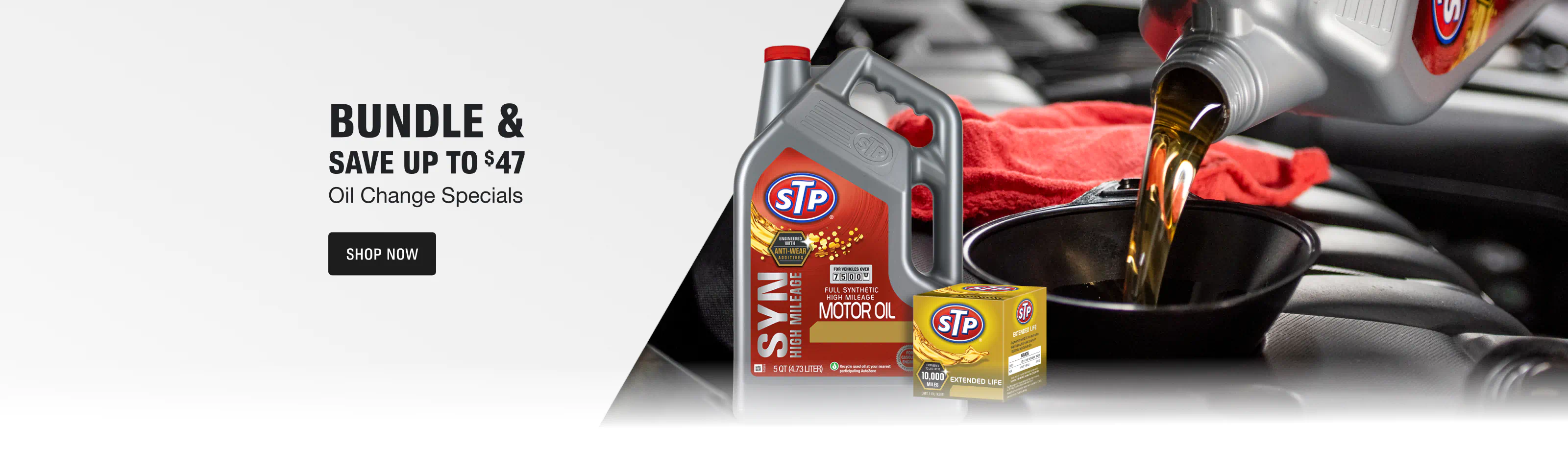 Bundle and Save up to $47. Oil Change Specials