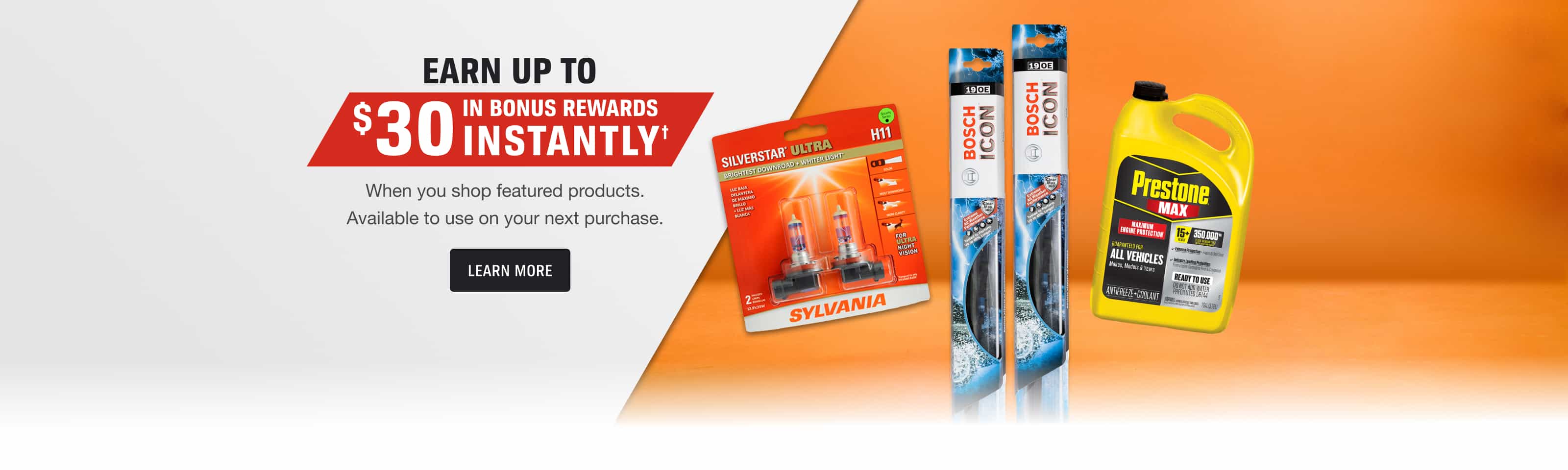 Earn up to $30 in Bonus Rewards Instantly† When you shop featured products. Available to use on your next purchase