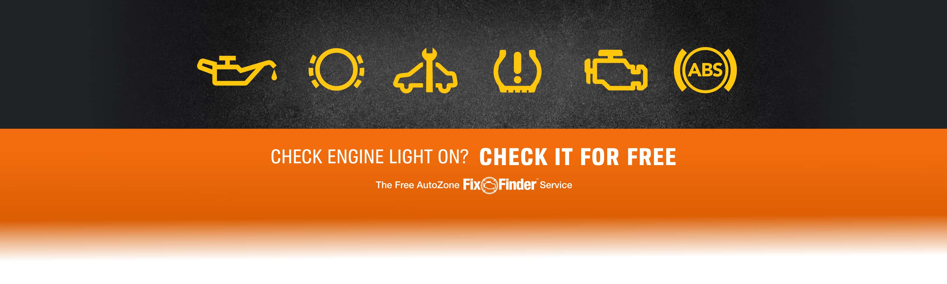 Engine Light On? We'll check it and give you a free Fix Finder report.