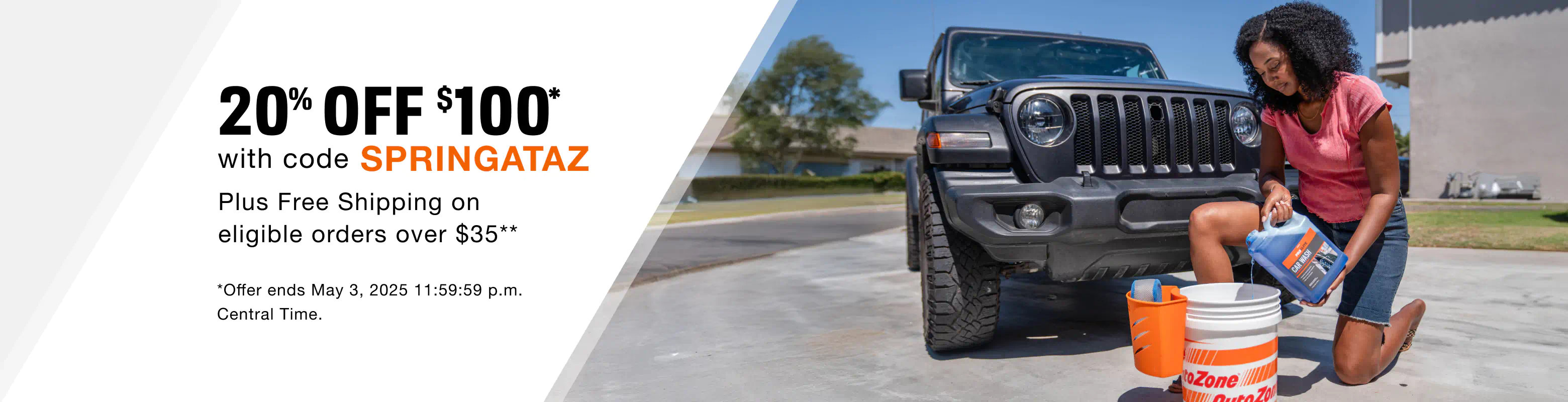 20% off Eligible Ship-to-Home orders over $100* + Free Shipping on eligible orders over $35** Use Code: SPRINGATAZ. Offer ends 5/3/2025.