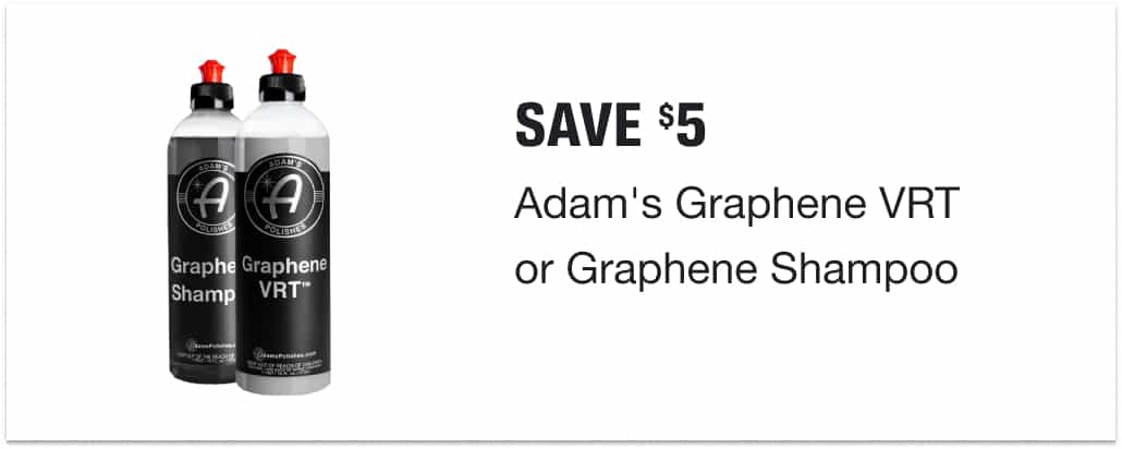 Save $5 on Adam's Graphene VRT or Graphene Shampoo