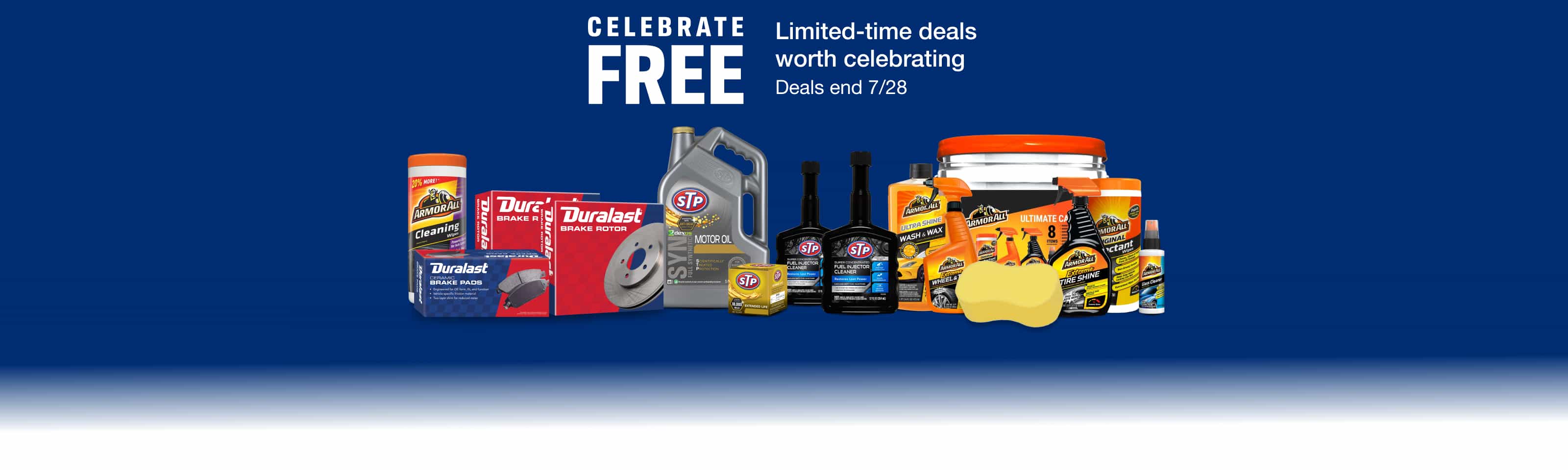 CELEBRATE FREE - Limited-time deals worth celebrating. Deals end 7/28