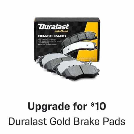 Upgrade for $10 Duralast Gold Brake Pads
