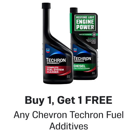 Buy 1, Get 1 FREE - Any Chevron Techron Fuel Additives