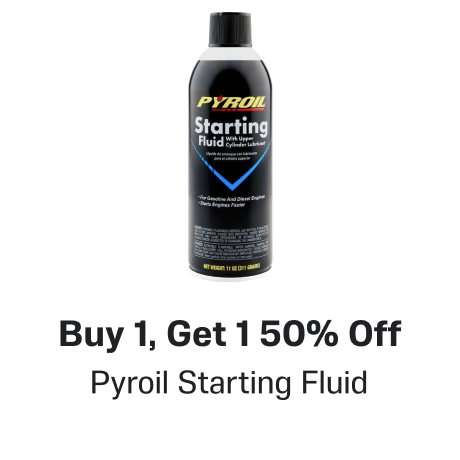 Buy One, Get One 50% Off on Pyroil Starting Fluid
