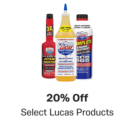 20% off - Select Lucas Products