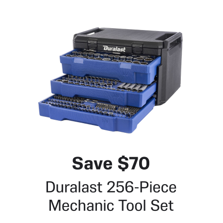 Save $70 - Duralast 256-Piece Mechanic Tool Set