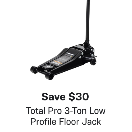 Save $30 - Total Pro 3-Ton Low Profile Floor Jack