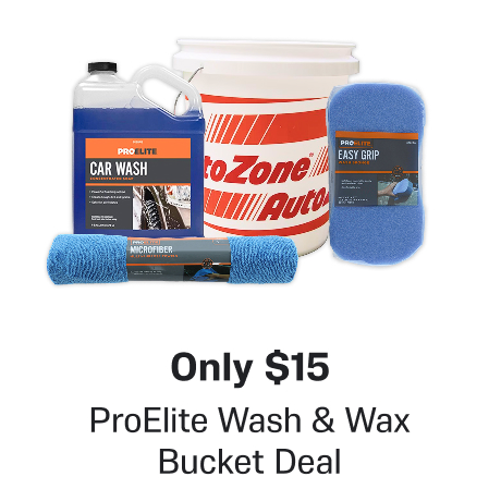 Only $15 - ProElite Wash & Wax Bucket Deal