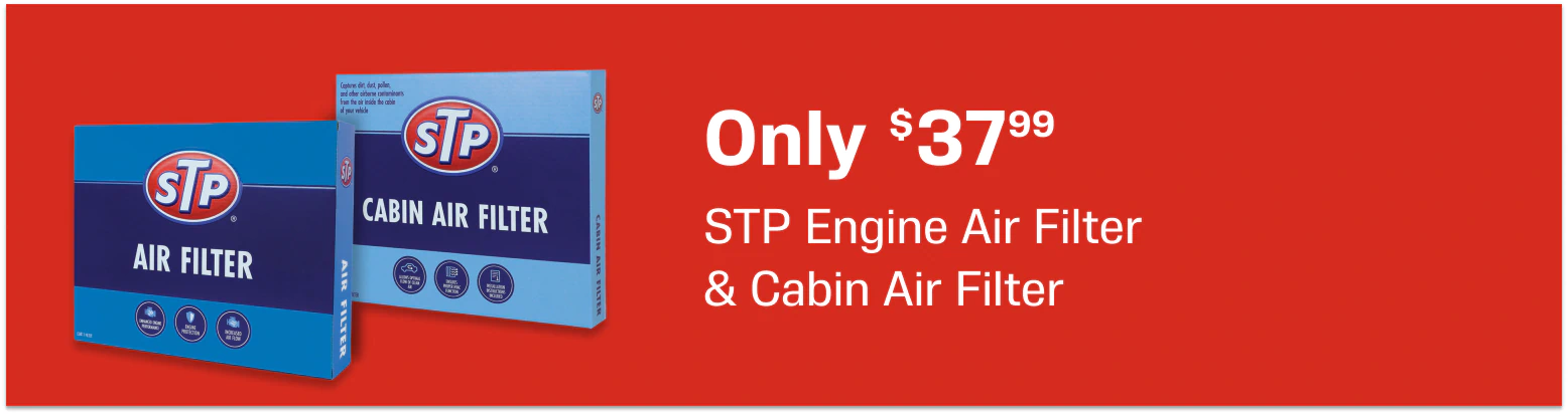 Only $37.99. STP Engine Air Filter & Cabin Air Filter