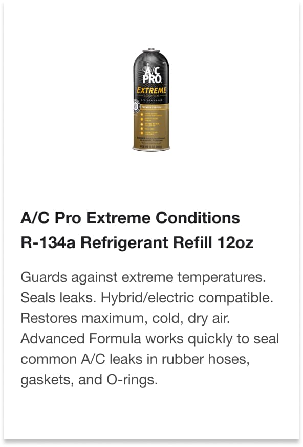 AC Pro Refrigerant Everything you need in AC Pro Recharge Kits