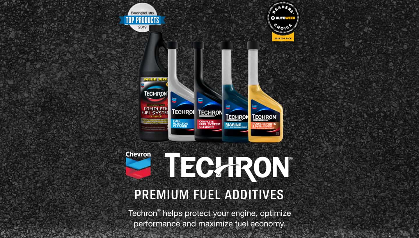 Chevron Techron® Premium Fuel Additives help protect your engine