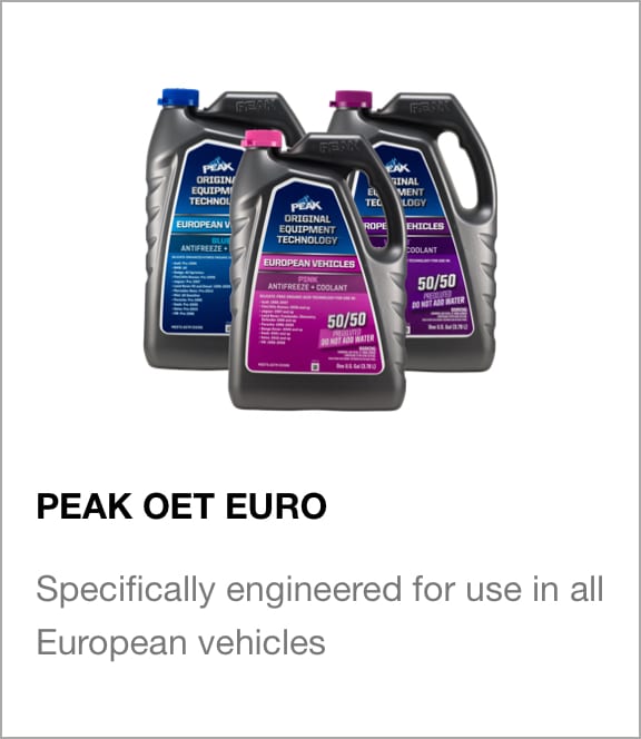 Peak OET Antifreeze & Coolant Made for Your Vehicle