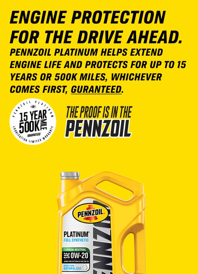 Pennzoil Oil Change Specials Run Cleaner with PurePlus