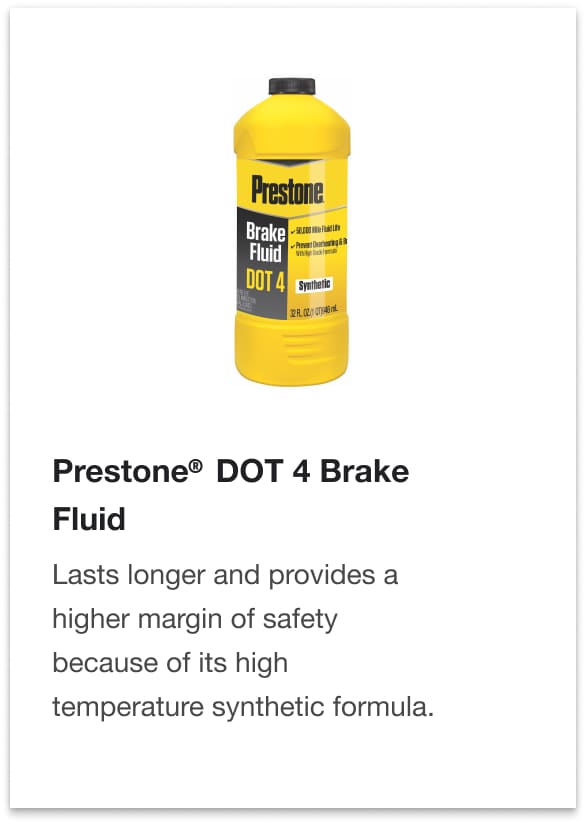 Prestone Max Brake Fluid and Power Steering Fluid