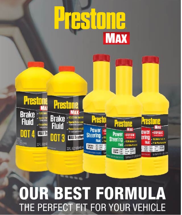 Prestone Max Brake Fluid and Power Steering Fluid