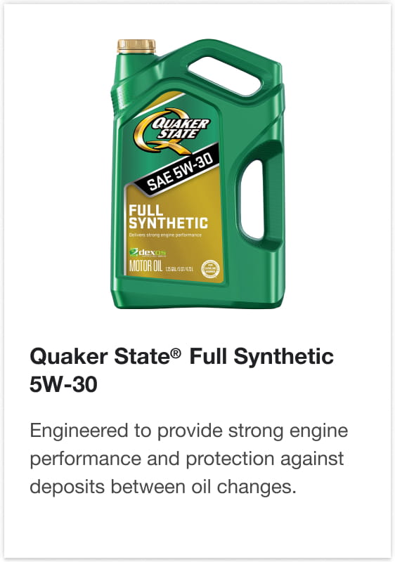 Quaker State Oil Full Synthetic and All Mileage Blend