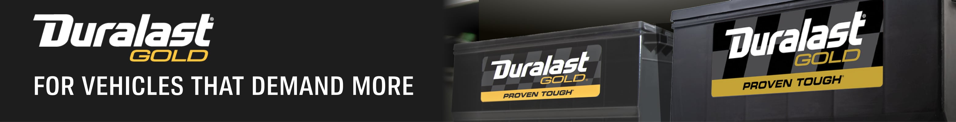 Duralast® Gold: for vehicles that demand more