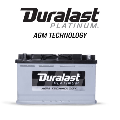 Duralast Platinum AGM Battery BCI Group Size 95R 950 CCA H9-AGM