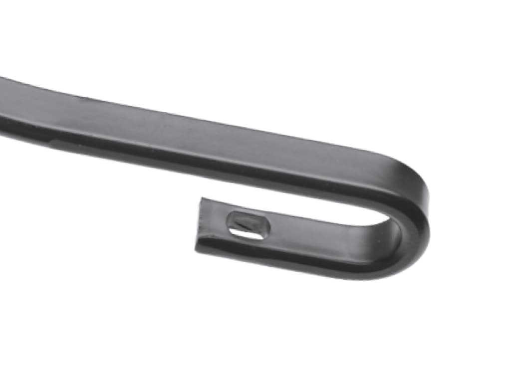 J-hook wiper