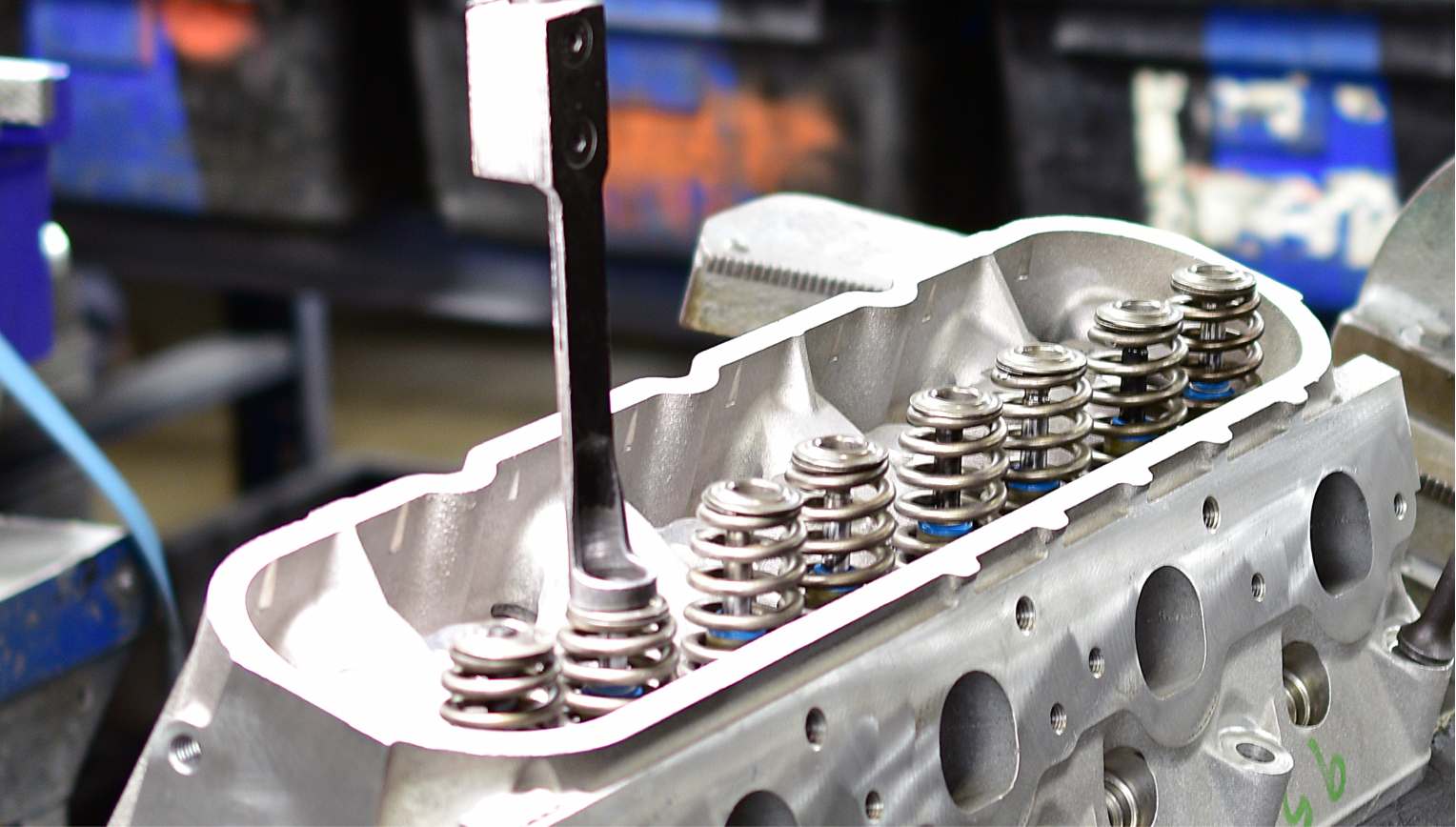 engine being remanufactured