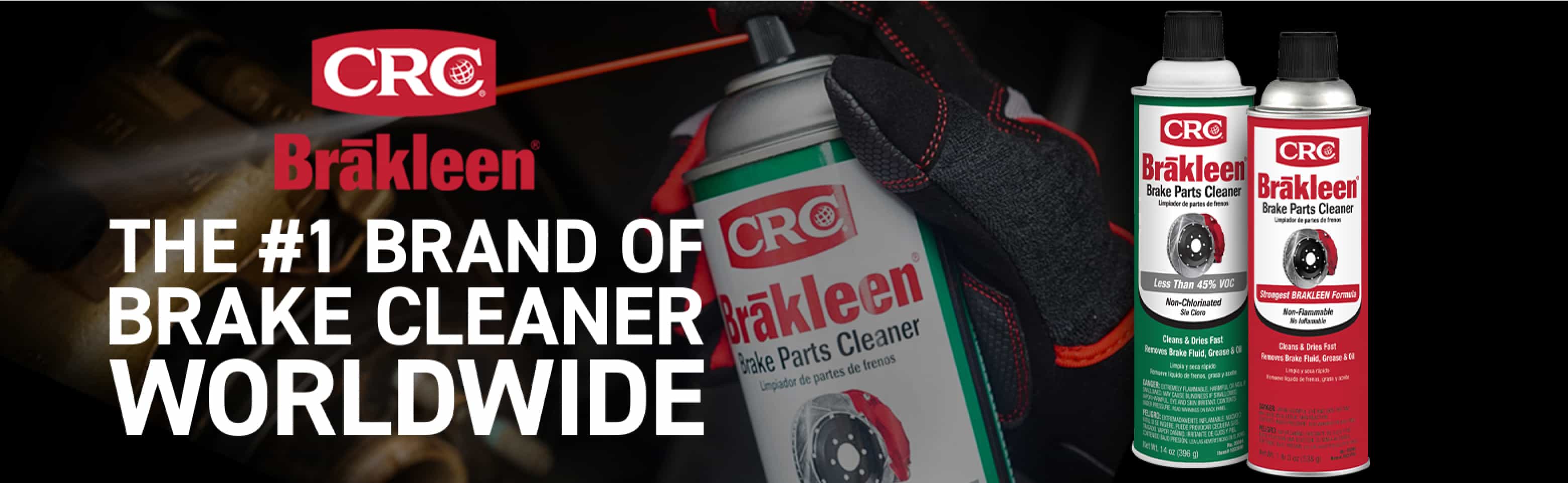 Alt: Brakleen, The #1 Brand of Brake Cleaner Worldwide