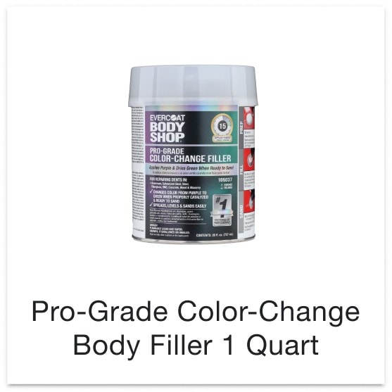 Pro-Grade Color-change Body Filler 1 Quart