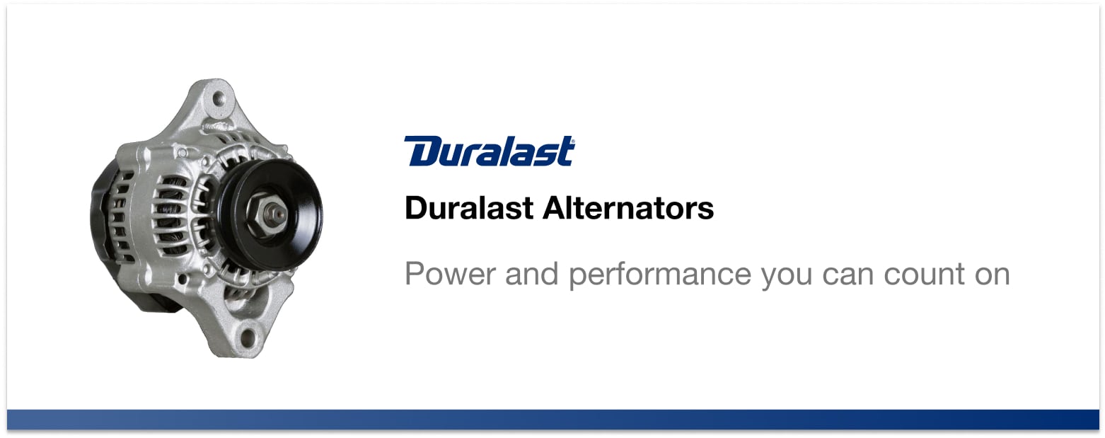 Duralast Alternators. Power and performance you can count on