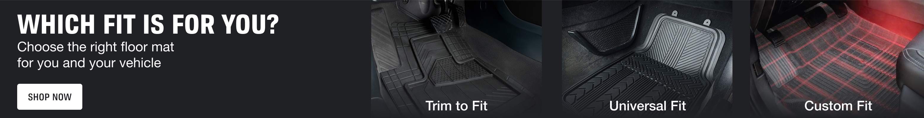 Choose the right floor mat for you and your vehicle