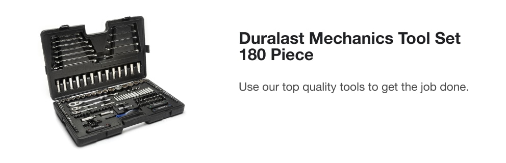 Duralast Mechanics Tool Set 180 Piece