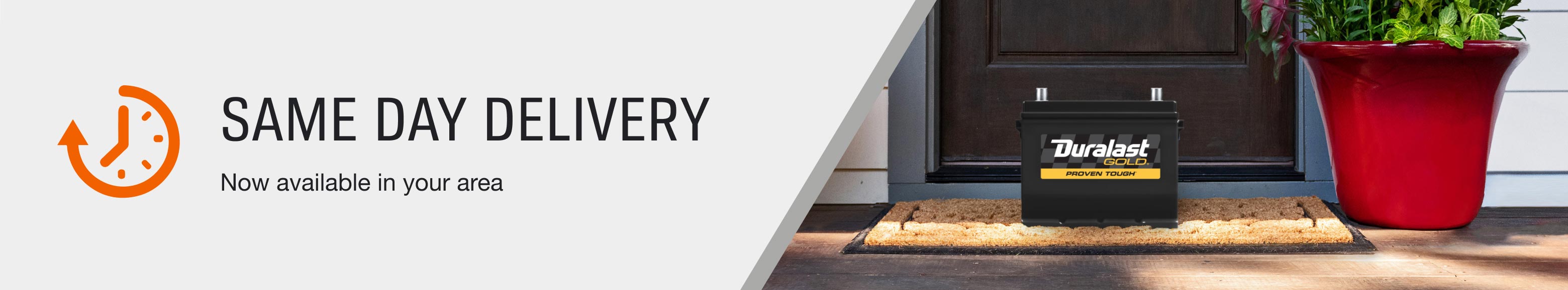 Same Day Delivery - Now available in your area