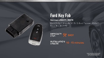 How To Program Dorman's 99377 & 99378 Key Fob - AutoZone