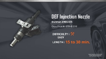 How To Install Dorman's Def Injection Nozzle on GM Vehicles - AutoZone