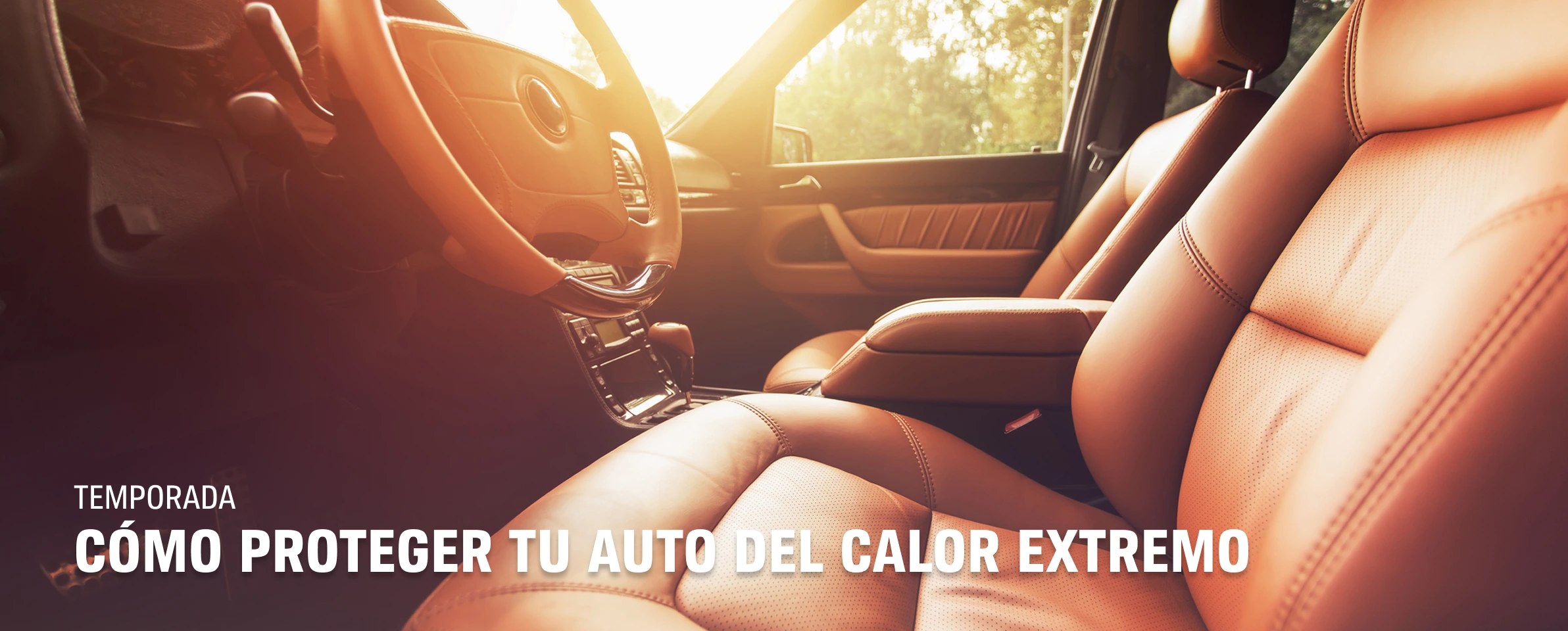 CÓMO PROTEGER TU AUTO DEL CALOR EXTREMO